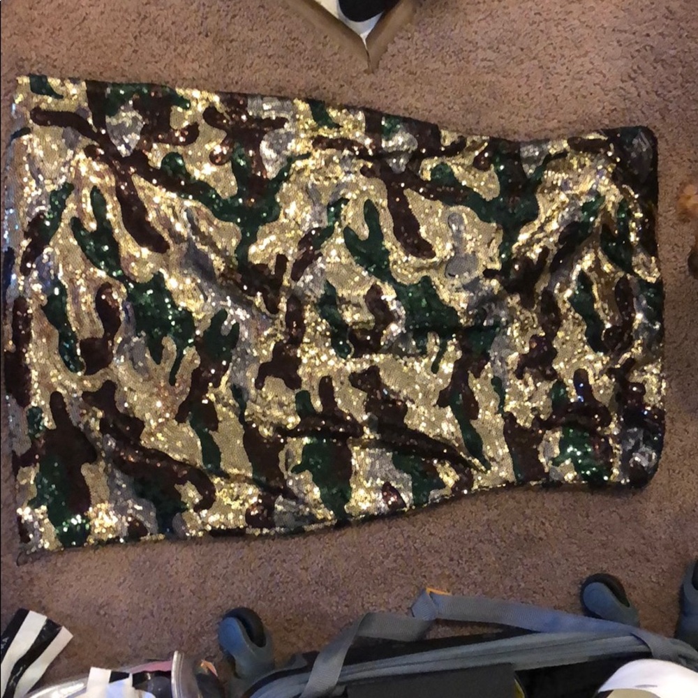 Sparkling camo dress